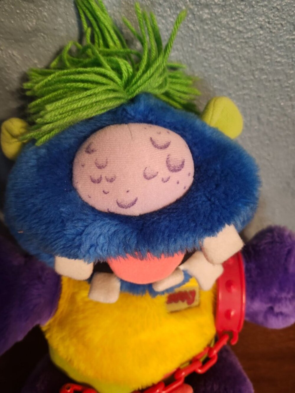 Vintage Plush 1986 Zugly Hug a Monster with Breakaway Chain by Marchon - Picture 4 of 10